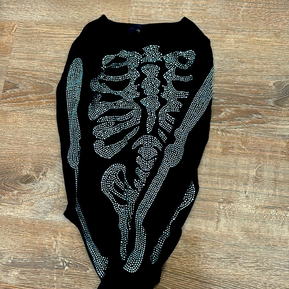Halloween skeleton body suit